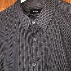 Theory button down casual/dress shirt